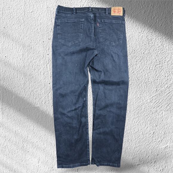 Levi's Strauss 505 Black Jeans Men's W38xL32 - Picture 2 of 5